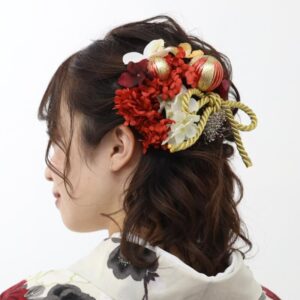 卒業式髪飾り