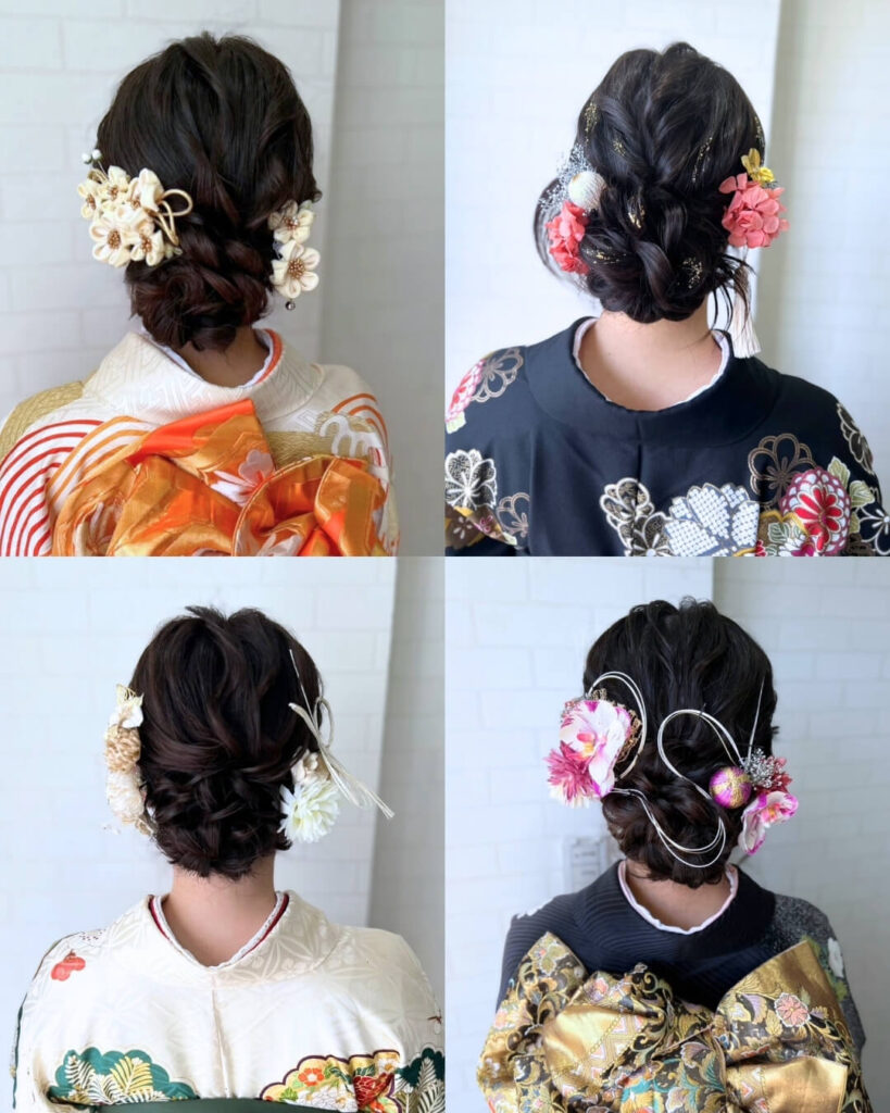 2026年卒業式のゆるふわシニヨンヘアスタイル4選