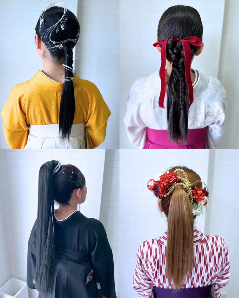 2026年卒業式のポニーテールヘアスタイル4選