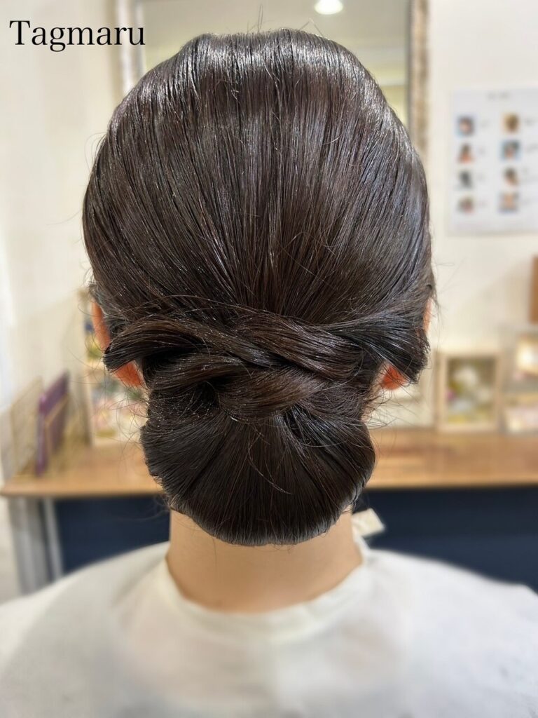 和装にも洋装にも☆上品なシニヨン/ヘアセット