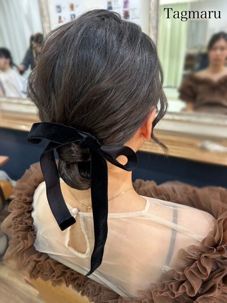【ヘアセット】ツイストシニヨン☆