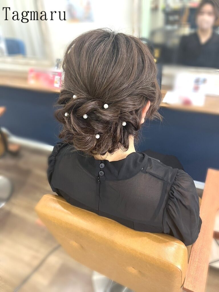 フォーマルにオススメ☆ナチュラルシニヨン☆ヘアセット