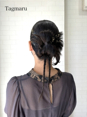 結婚式ヘアセット☆カチ盛アレンジ☆