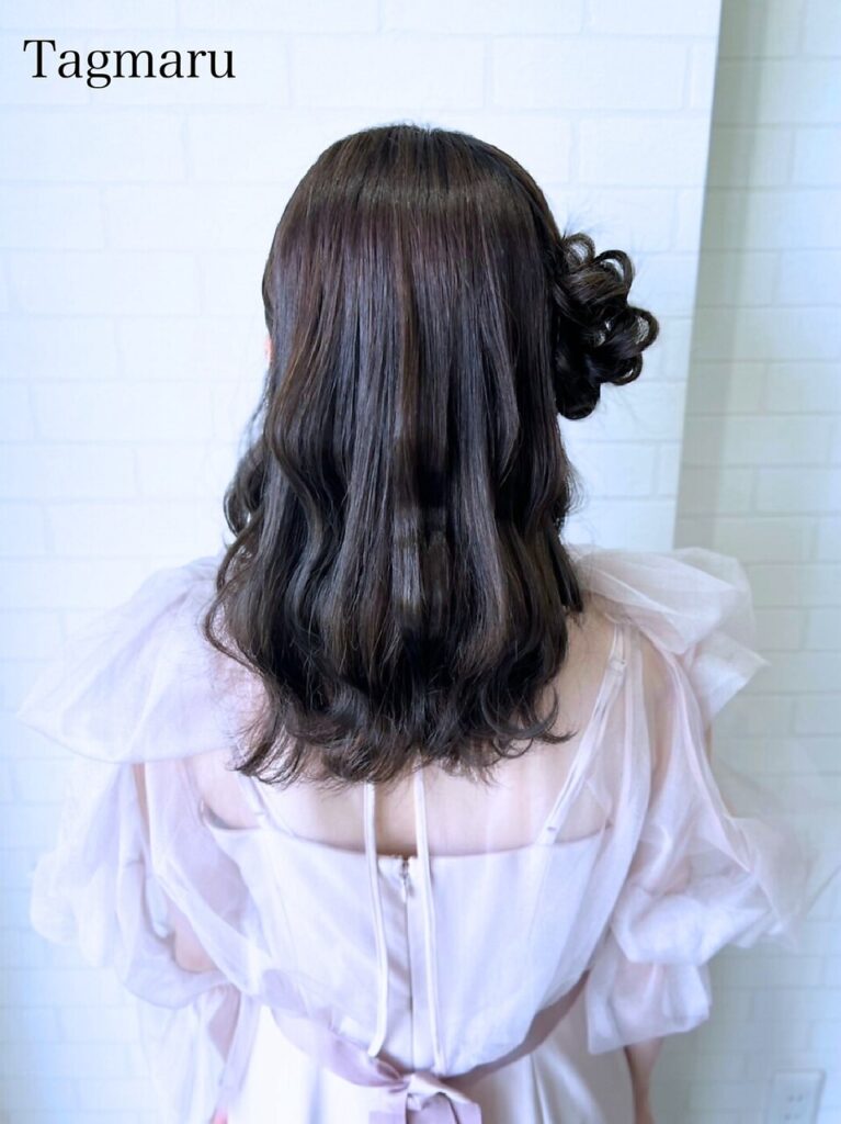 ハーフサイドアップ☆