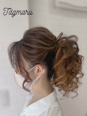 ベストボディヘアセット☆高めのポニーテール☆