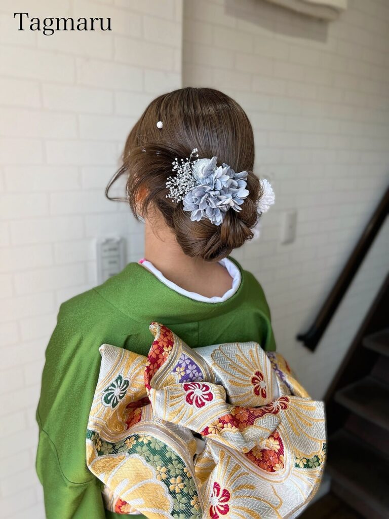 結婚式ヘアセット☆振袖着付け