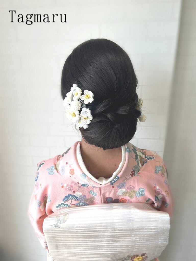 訪問着着付けヘアセット☆和装シニヨン☆