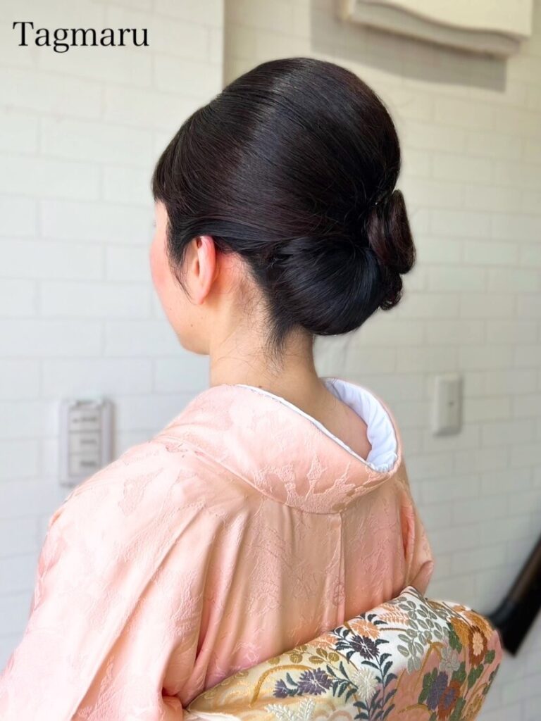 着付けヘアセット☆和装シニヨンスタイル