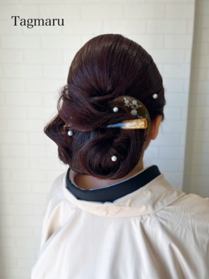和装ヘアセット☆和装シニヨン