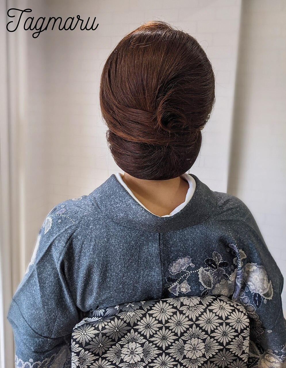 髪が短い方の☆和装シニヨン☆