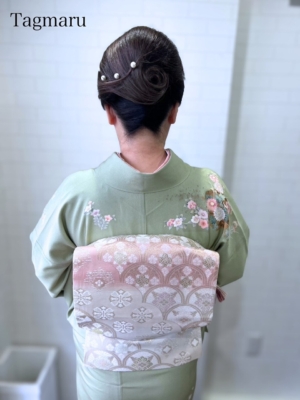 卒業式☆お母様訪問着着付けヘアセット