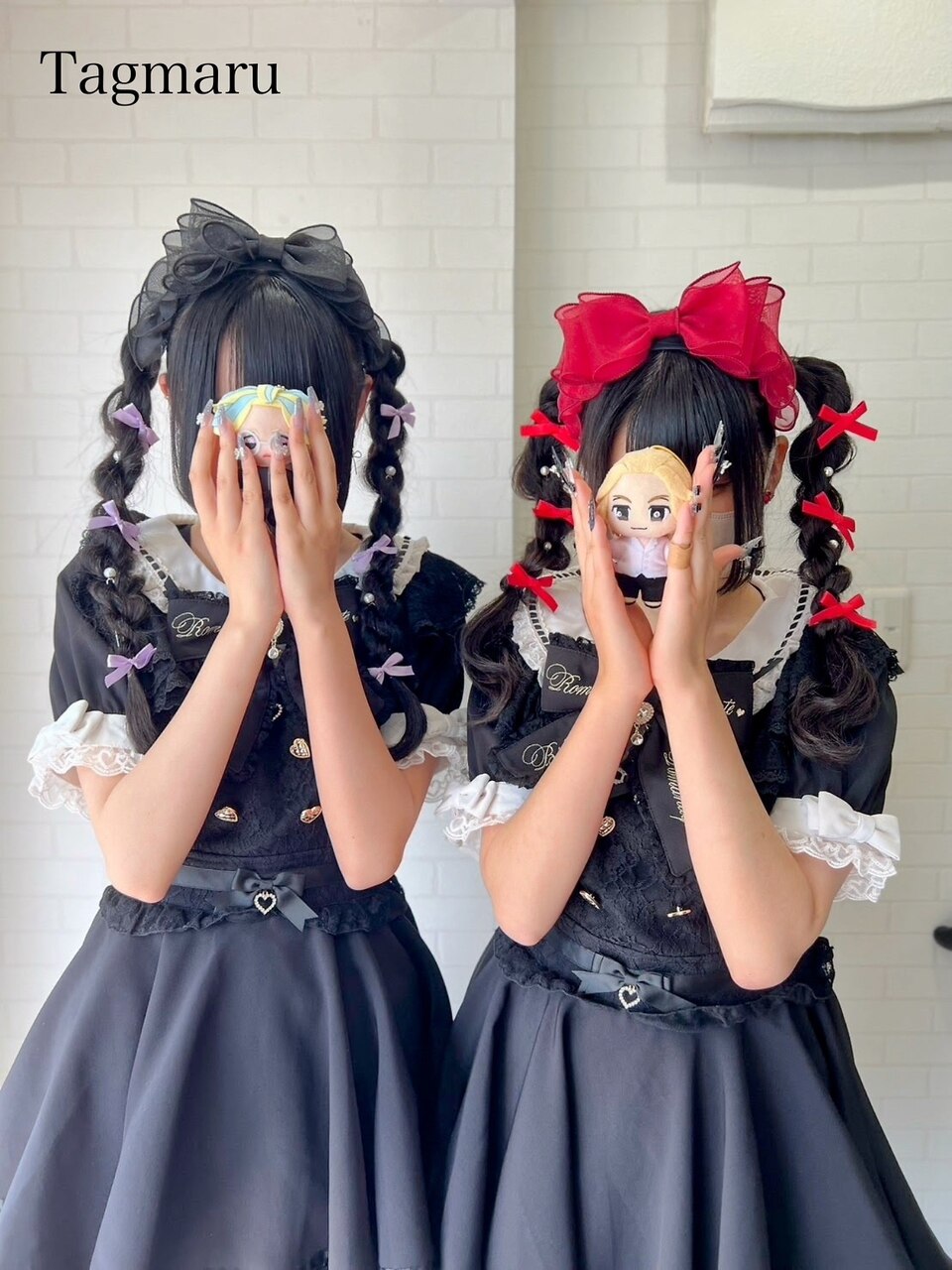 お揃いヘアメ♪ツインヘア