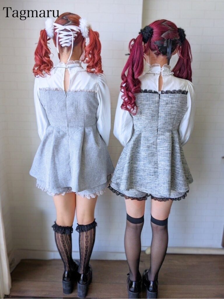 推し活ヘアセット☆ツインテールのレース編み！追加料金あり！