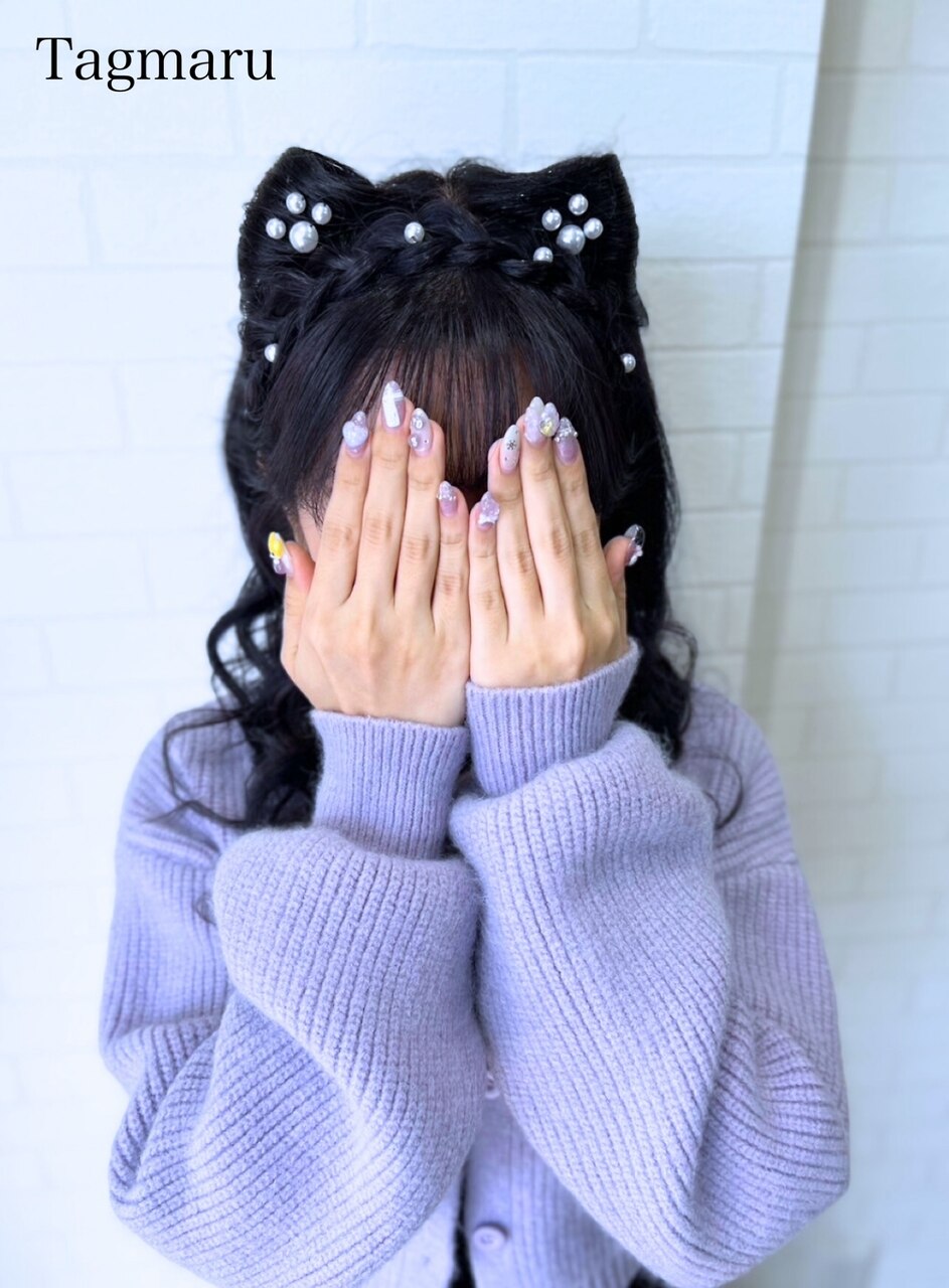 推し活猫耳・リーナベルヘア│ヘアセット│ヘアメイク